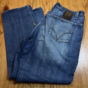 Vintage Ruff Ryders‎ Jeans Mens 40X33 Wide Leg High Rise Baggy Hip Hop Y2K DMX